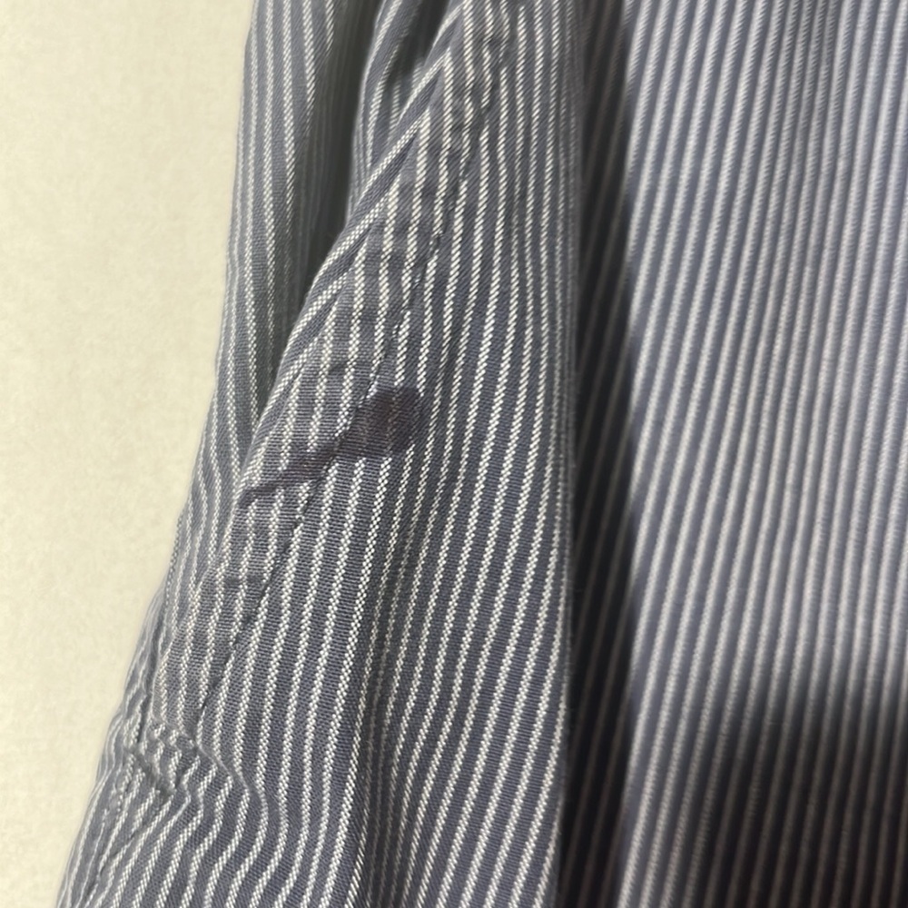 GRAYERS Beltloop waistband MAIDSTONE STRIPE Zip Fly SHORTS in GRISAILLE BLUE - Picture 8 of 8